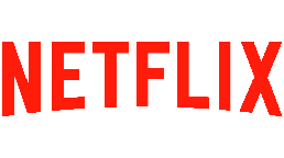 Netflix logo on a transparent background.